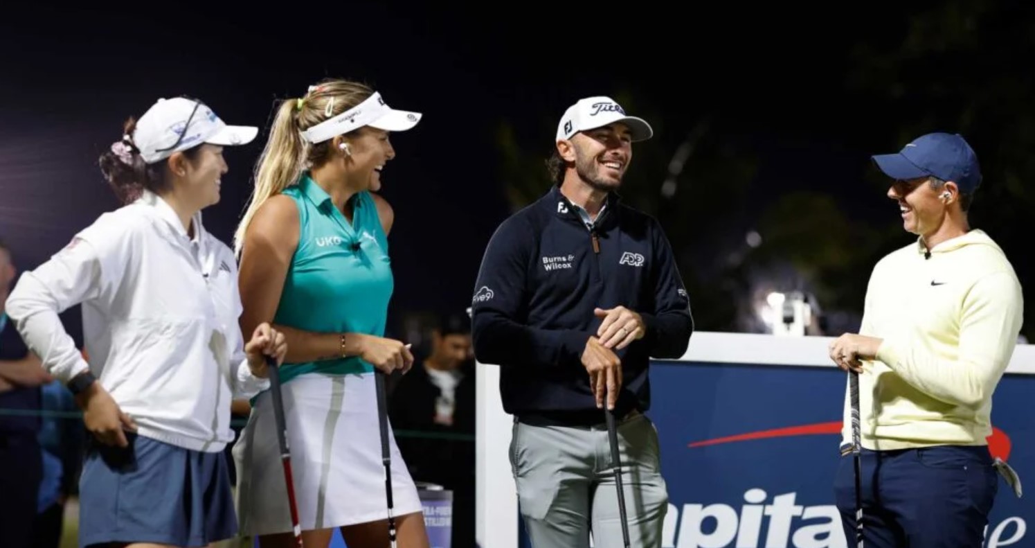 The Match IX: Rory McIlroy, Max Homa, Rose Zhang, and Lexi Thompson Compete in Skins Game