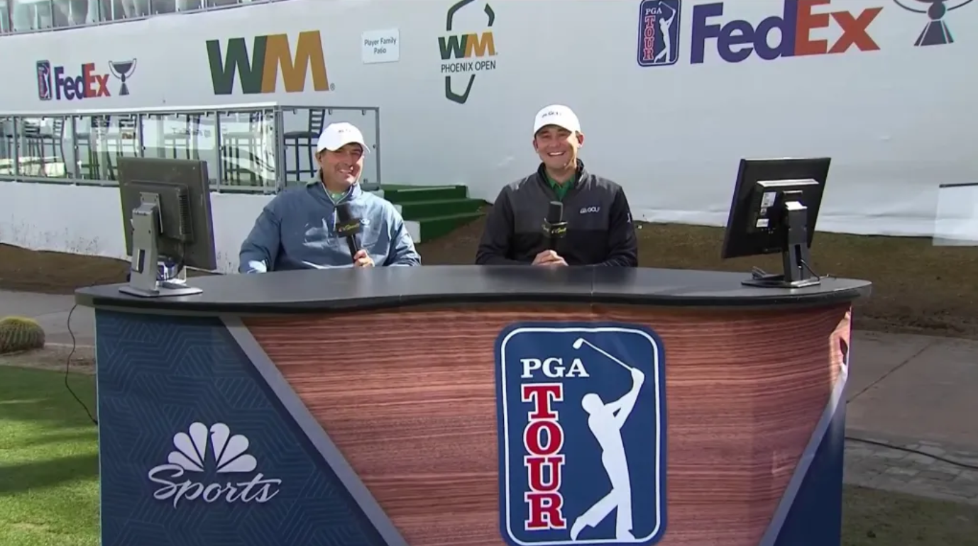 Unconventional Commentary at the WM Phoenix Open: Smylie Kaufman and Kevin Kisner Shake Up the 16th Hole