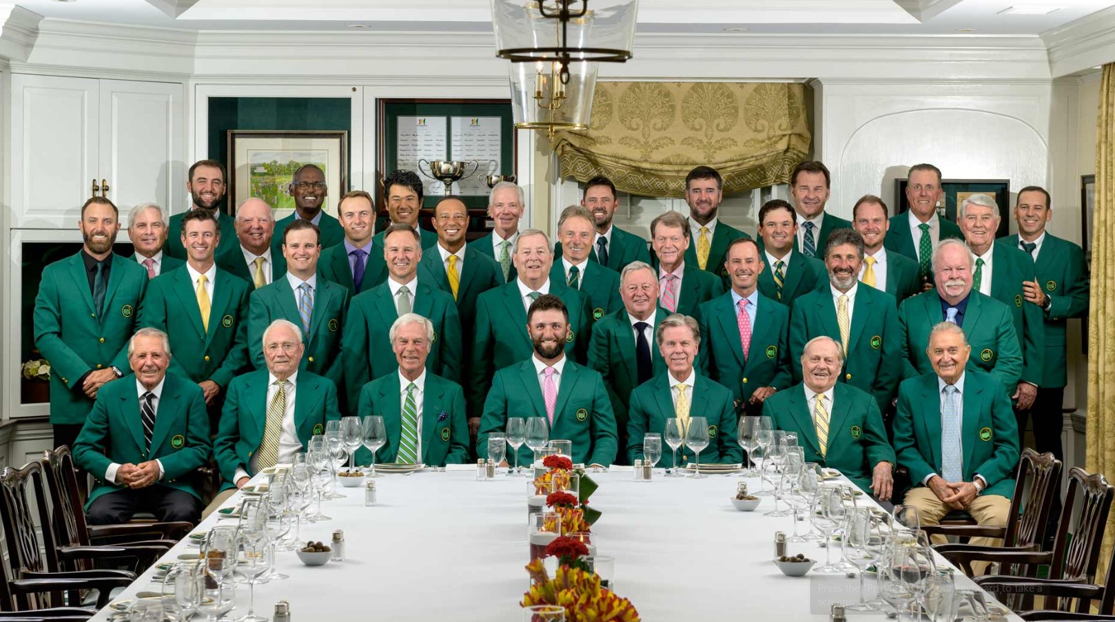 33 Masters Legends Gather for Jon Rahm’s Prestigious Champions Dinner