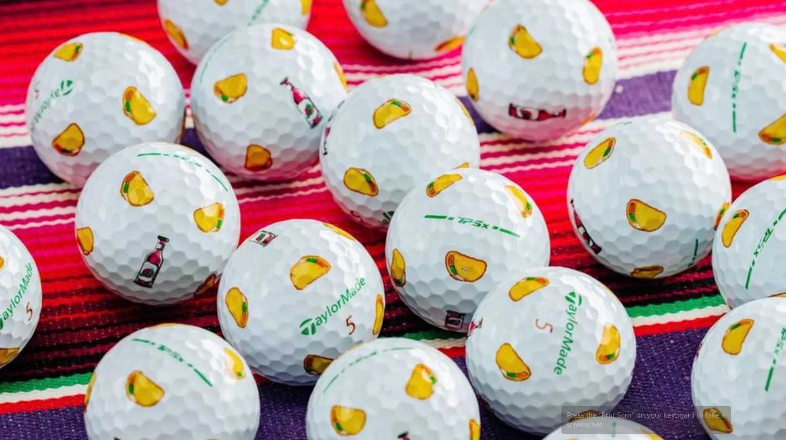 Act Fast Before They’re Gone: Secure Your Set of TaylorMade’s Exclusive Taco Golf Balls
