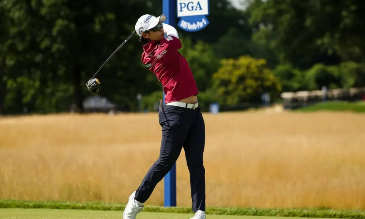 Na Rin An Takes on the Mizuho Americas Open at Liberty National Golf Club