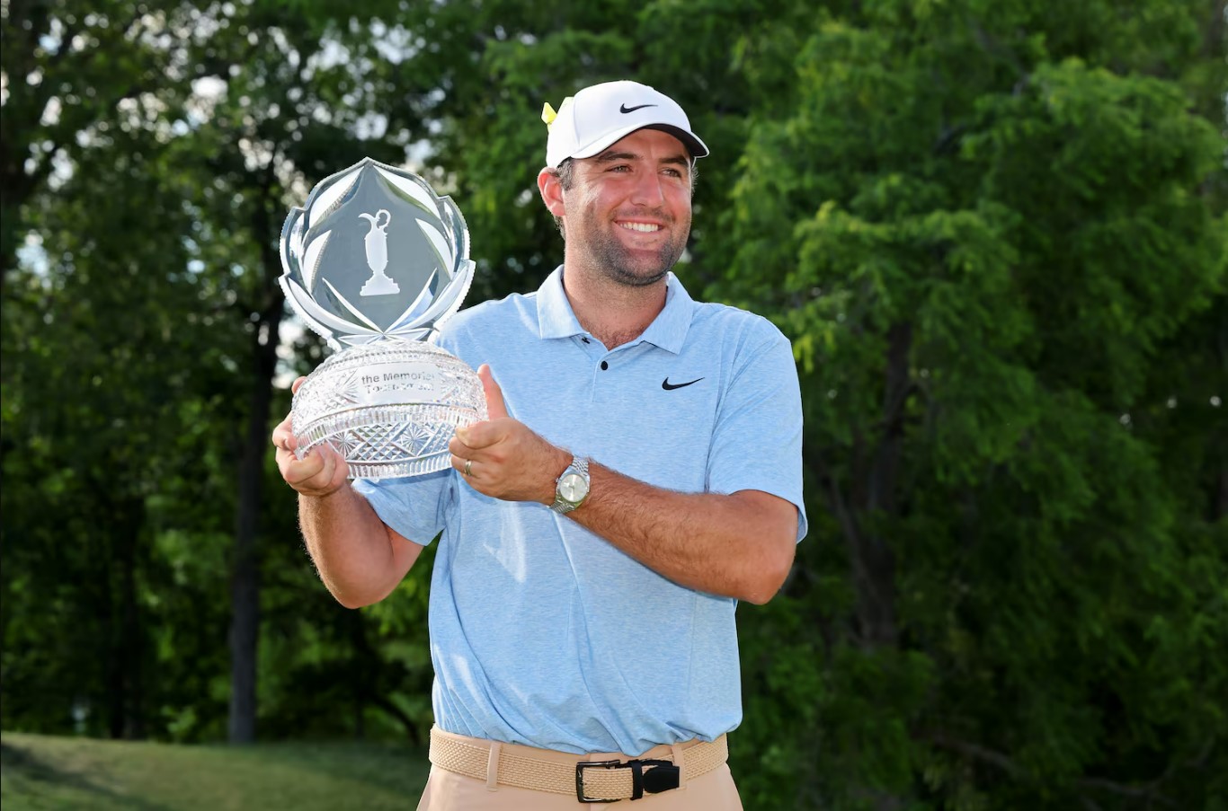 Scottie Scheffler secures another PGA Tour win at Muirfield, showcasing dominance and strategic mastery akin to golf legends