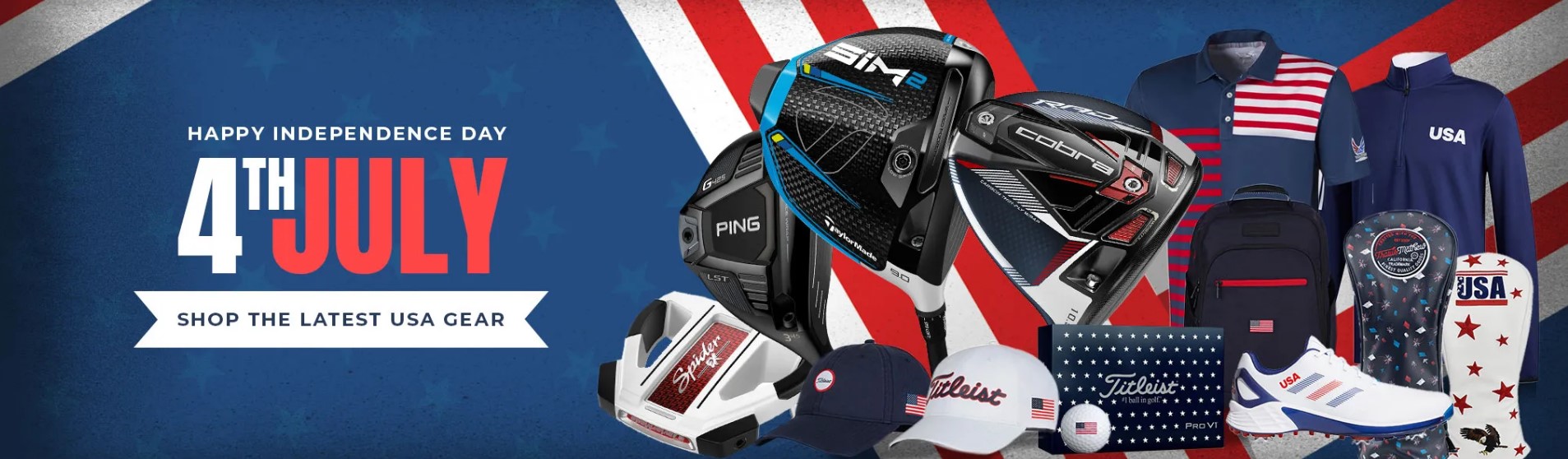 Save big this July 4th with top deals on golf gear from Nike, Adidas, and more. Discover discounts up to 50% on clubs, apparel, and accessories.