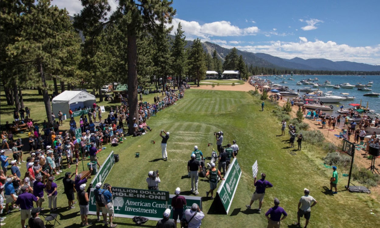 Experience the excitement of the American Century Championship at Lake Tahoe’s Edgewood Tahoe Golf Course—celebrity golf, vibrant parties, and thrilling competition await.