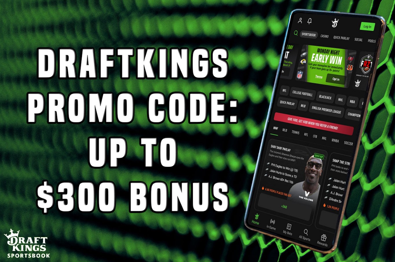 Unlock up to $300 in bonus bets with the DraftKings promo code. Bet on British Open, MLB, and more. Sign up now!