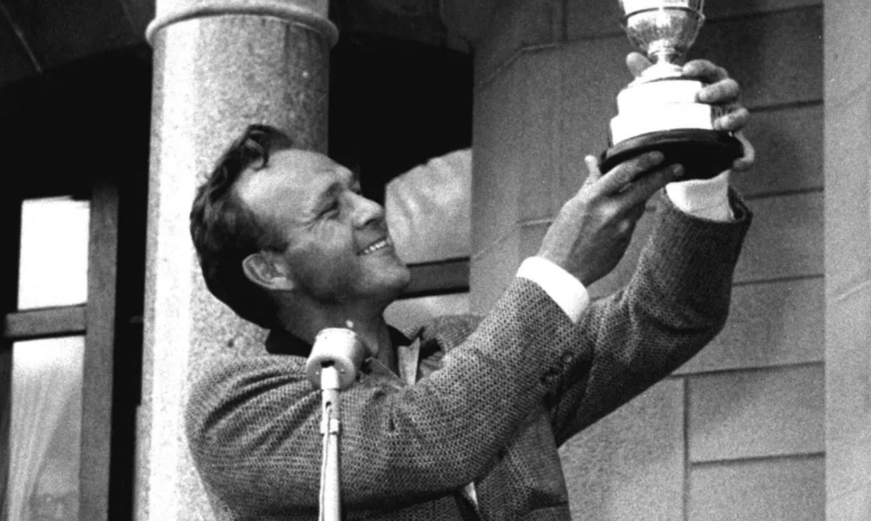Explore Arnold Palmer’s legendary 1962 British Open win at Royal Troon, showcasing his strategic mastery and adaptability in challenging golf conditions