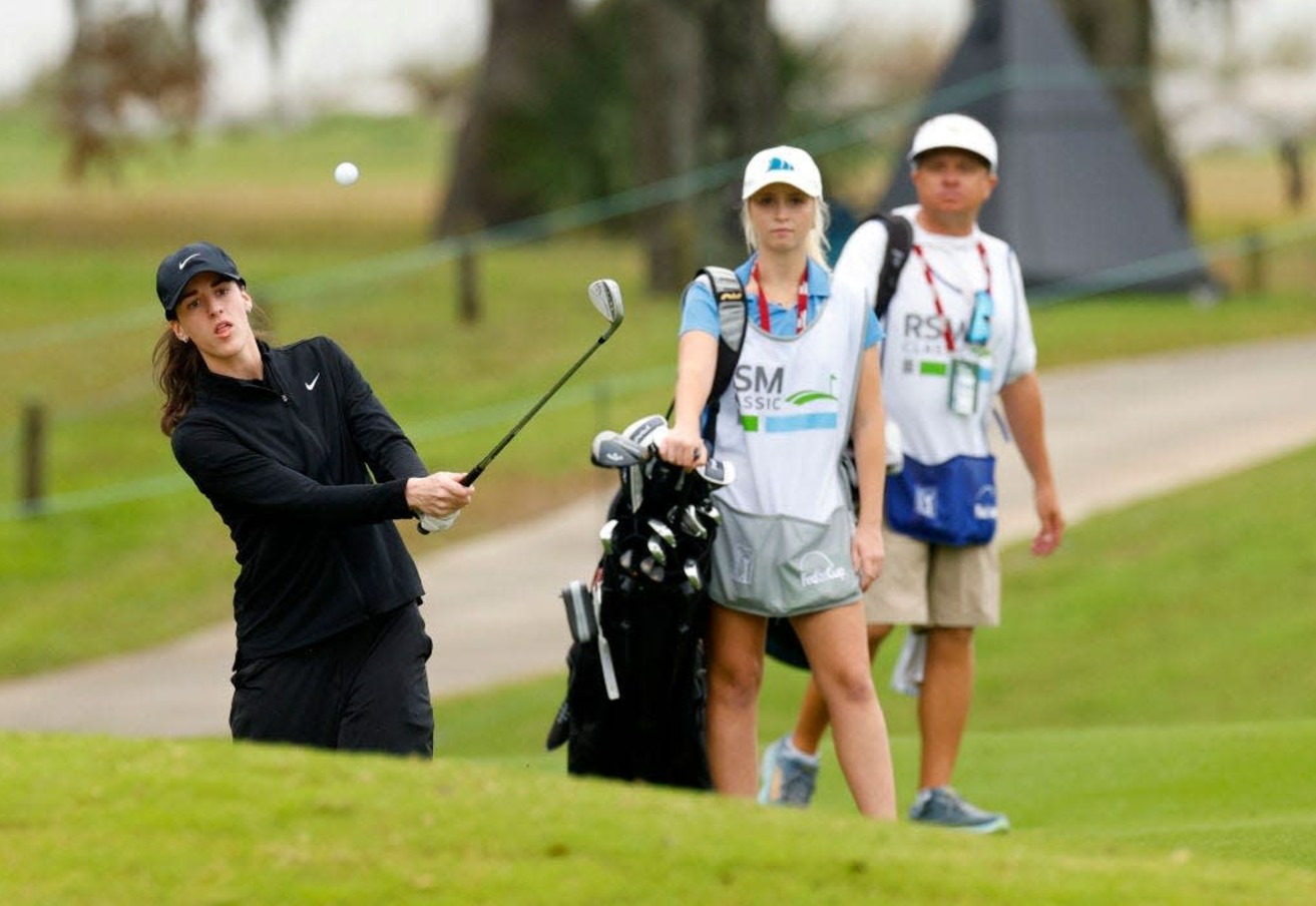 From Hardwood to Fairways: Caitlin Clark Shines at RSM Classic Pro-Am