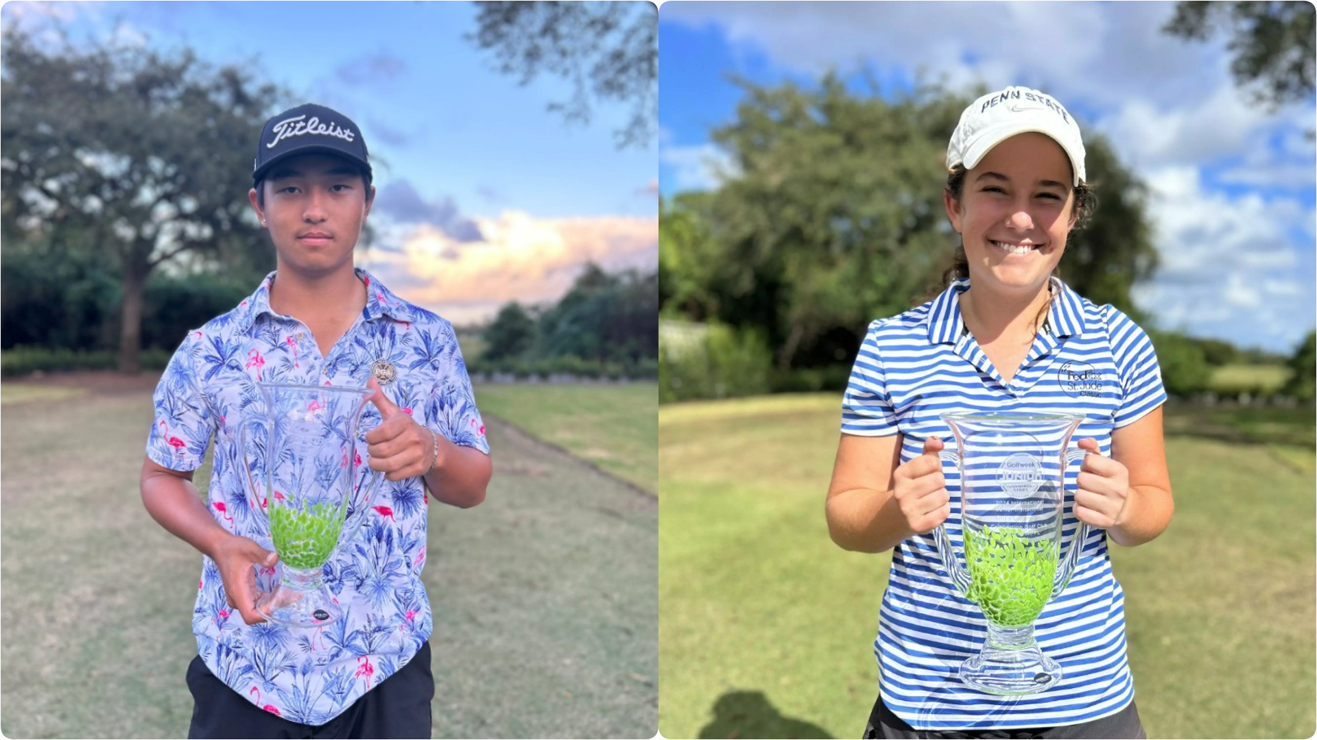 Mara King and Junzhe Wang Dominate Celebration Golf Club with Impressive Wins